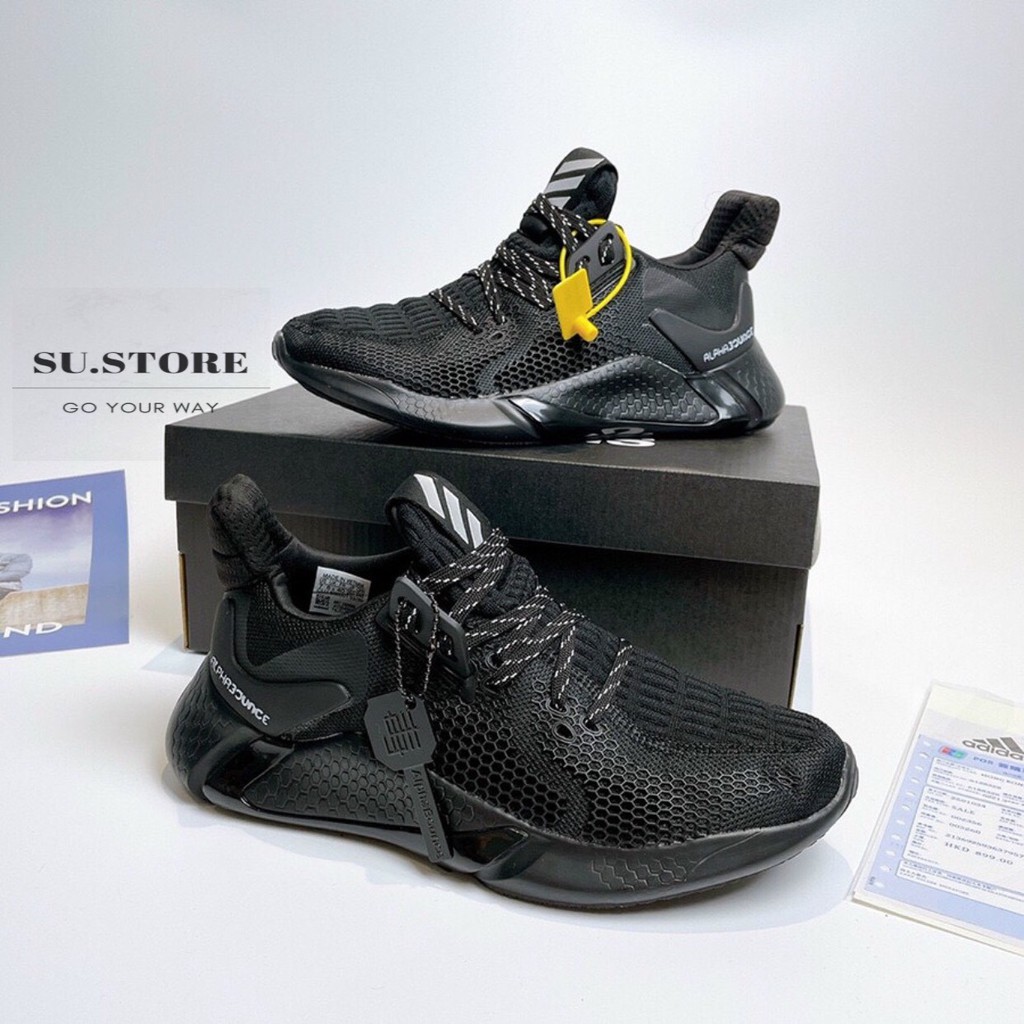 Giày thể thao, Giày  Sneaker Adidas Alphabounce Beyond 2020 Màu Đen Full- Hàng Cao Cấp, Hình Thật 100%