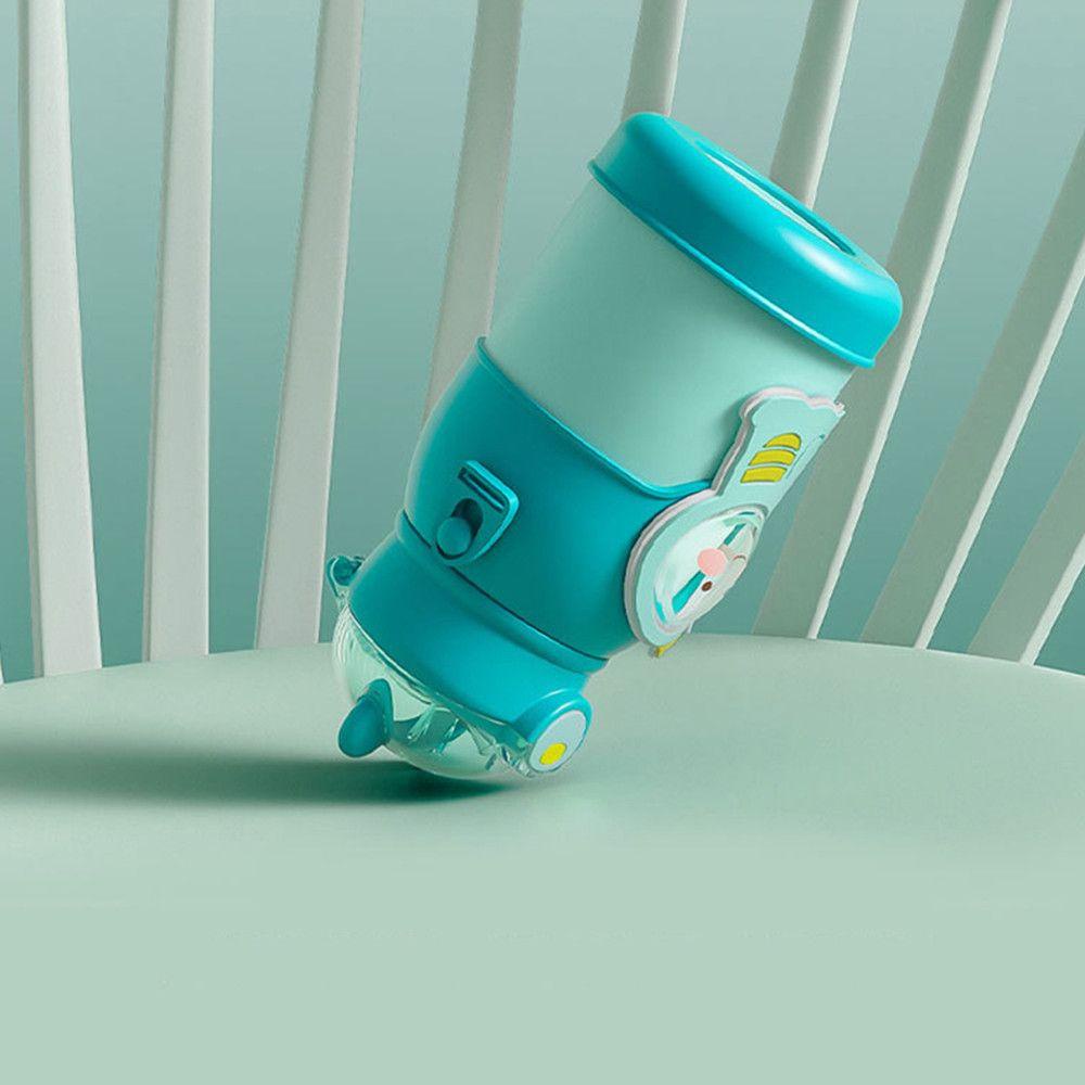 Bình Nước Giữ Nhiệt 500ml Có Ống Hút Họa Tiết Dễ Thương