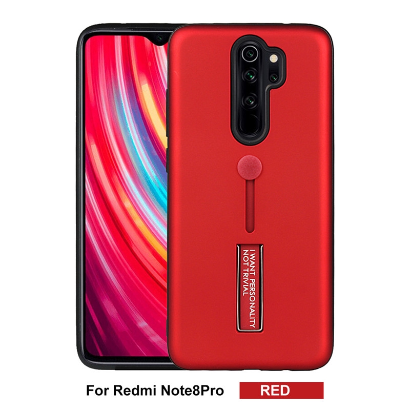 Xiaomi Redmi 8A Redmi 7 Redmi S2 Redmi 6 Pro Redmi 5 Note 5 Pro Redmi K30 K20 Pro Case Finger Loop Strap Cover Hide Kickstand Armor Shockproof DGX