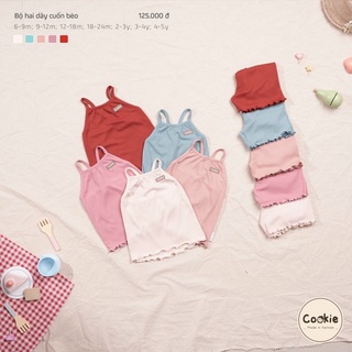 Cookie - Bộ áo quần 2 dây cho bé gái