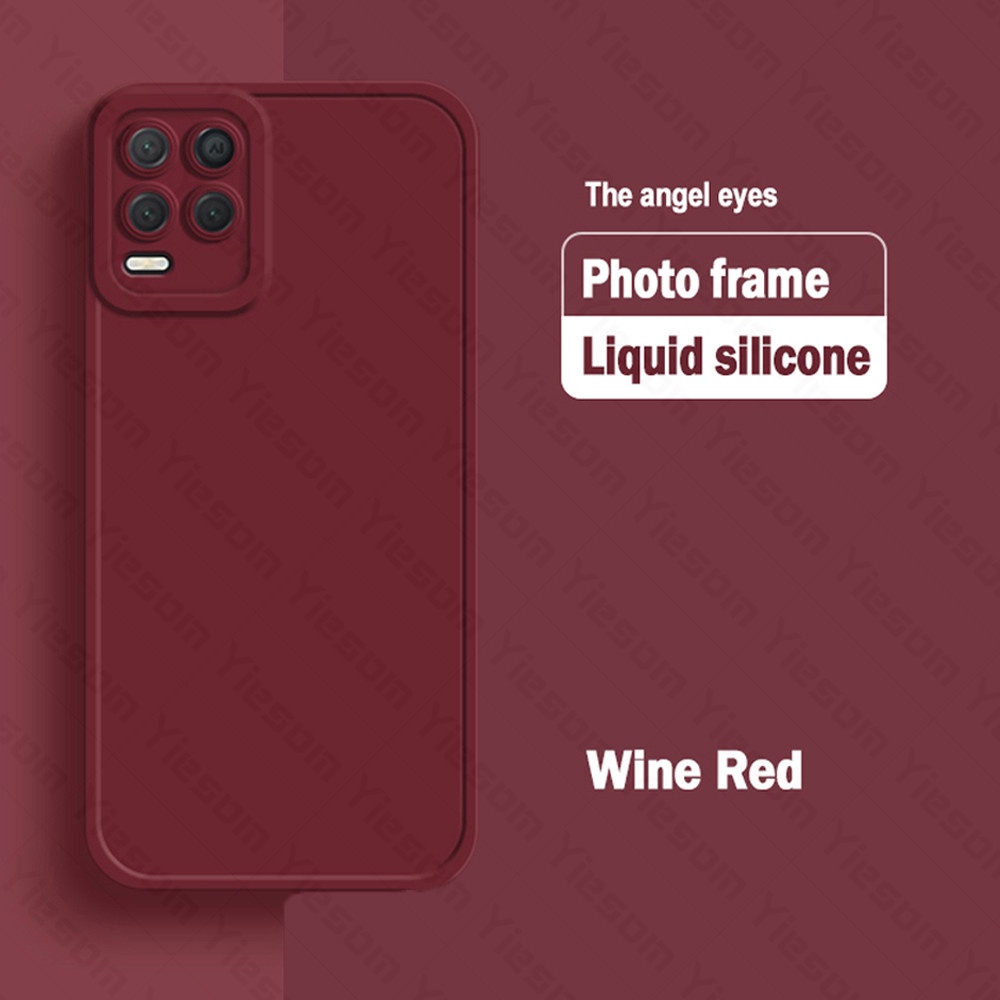 Ốp Điện Thoại Silicon Mềm Mặt Nhám Màu Trơn Cho Realme 9i 8i 9 8 Pro 4G 5G Realme 5 5i Pro C3 9 Pro Plus