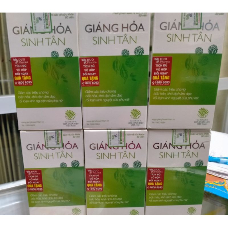 GIÁNG HỎA SINH TÂN LỌ 80 VIÊN( mua 2h 80 viên tặng 1h 30 viên)