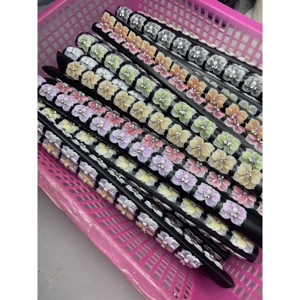 Hoa bột nail chân gắn móng giá rẻ