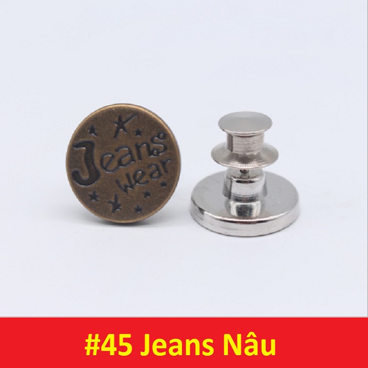 Nút cài quần jean bằng kim loại có thể tháo ra và điều chỉnh tiện lợi cho nữ Tindary Store CK01