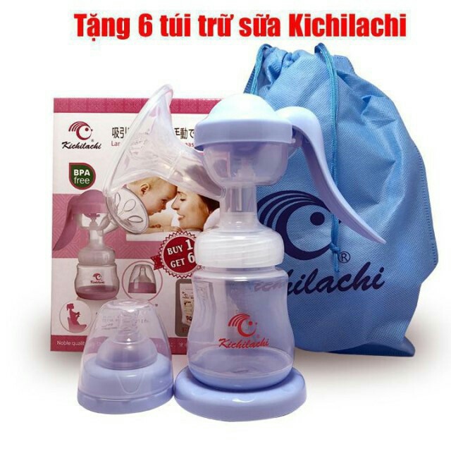 Máy vắt sữa bằng Tay Kichilachi (Kèm quà tặng)