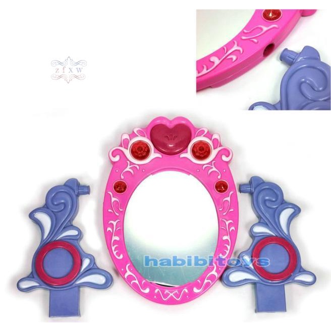 ZF โต๊ะเครื่องแป้งเด็ก ของเล่นจำลอง โต๊ะเจ้าหญิง โต๊ะเครื่องแป้งเจ้าหญิง โต๊ะเครื่องแป้ง ของเล่นเด็ก | BigBuy360 - bigbuy360.vn