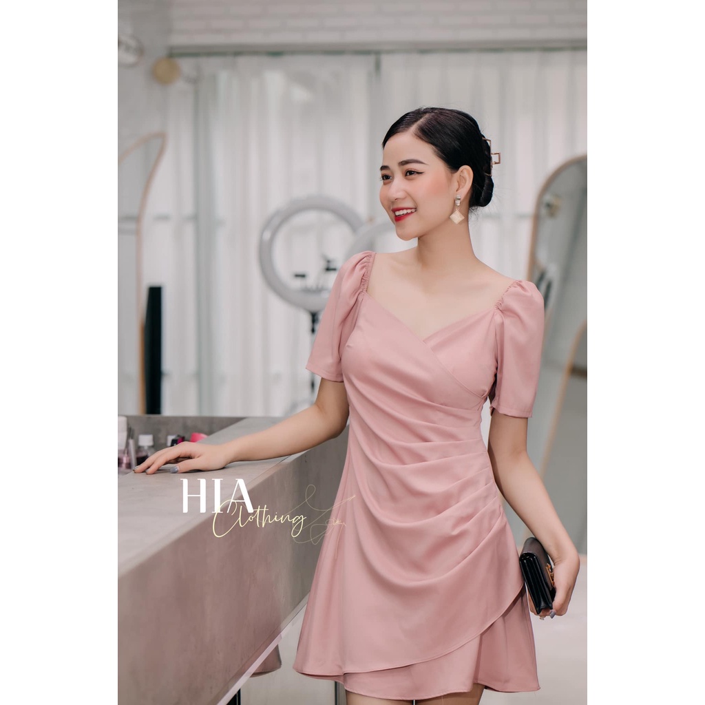 Váy Chéo Hàn Đắp Ngực | Thiết Kế Độc Quyền | Chất Vải Thoáng Mát, Đi Chơi, Đi Sự Kiện Thương Hiệu HIA Clothing