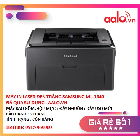 MÁY IN LASER ĐEN TRẮNG SAMSUNG ML-1640 ĐÃ QUA SỬ DỤNG - AALO.VN