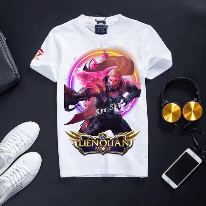 VHL Store [Đủ Size] Áo Liên Quân Mobile Cotton Màu Trắng Omar GV VHL Store