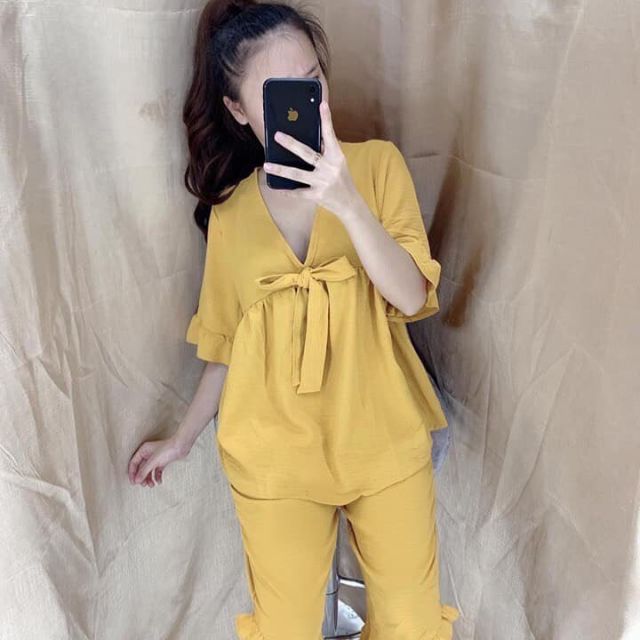 Set babydo quần lửng combo