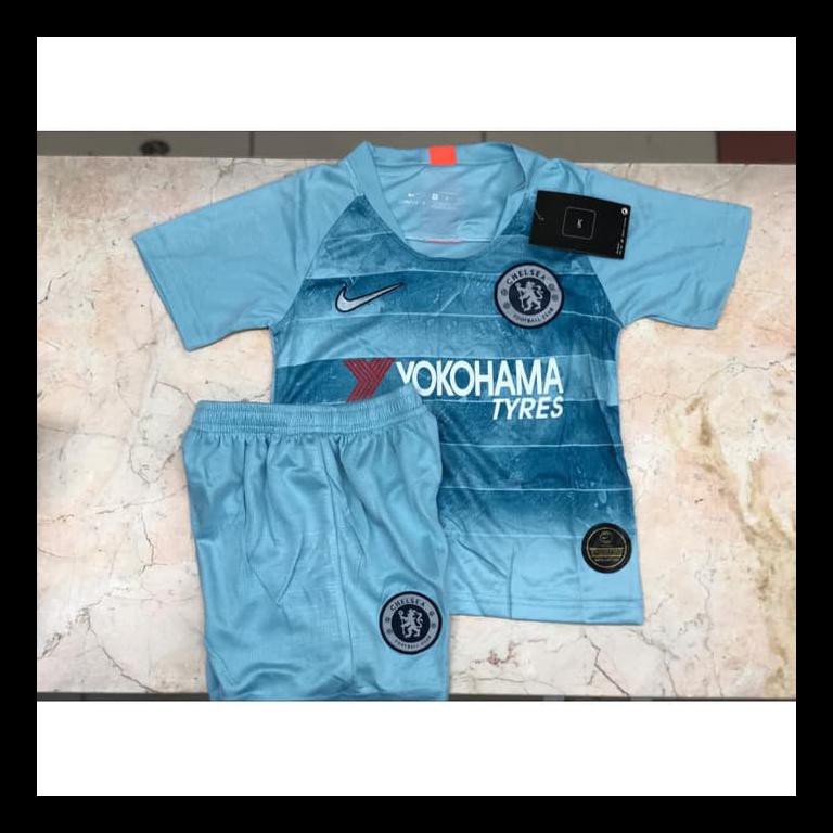 Áo Thun Đá Banh Chelsea 3rd New 2018 / 2019 Grade Ori