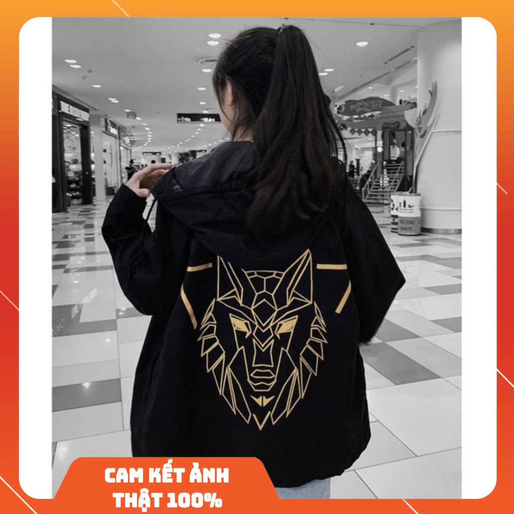 Áo khoác dù nữ , áo khoác gió unisex nam nữ mẫu mới  hades hình thật