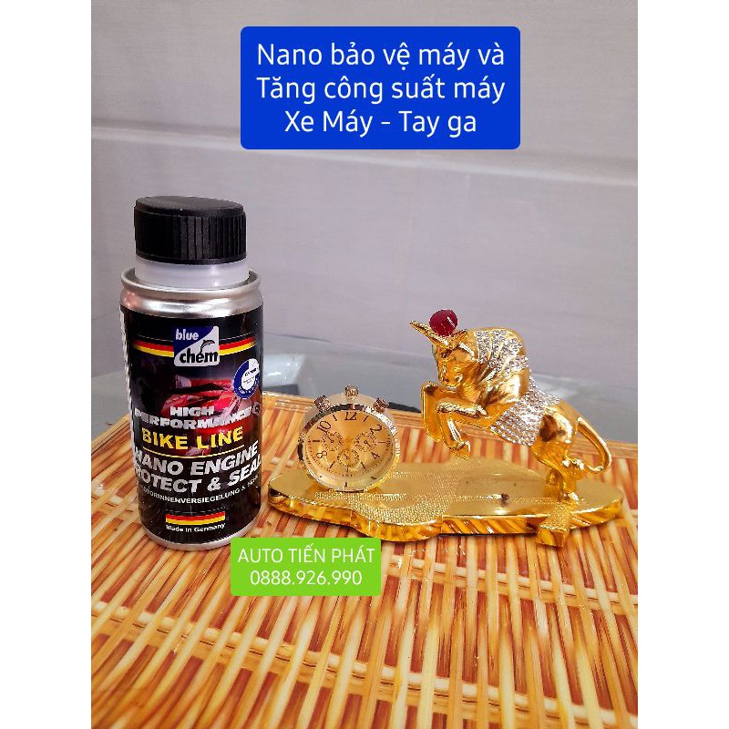 Nano Bluechem bảo vệ máy xe - tay ga- mô tô (+ Quà tặng mua 2-3 chai)