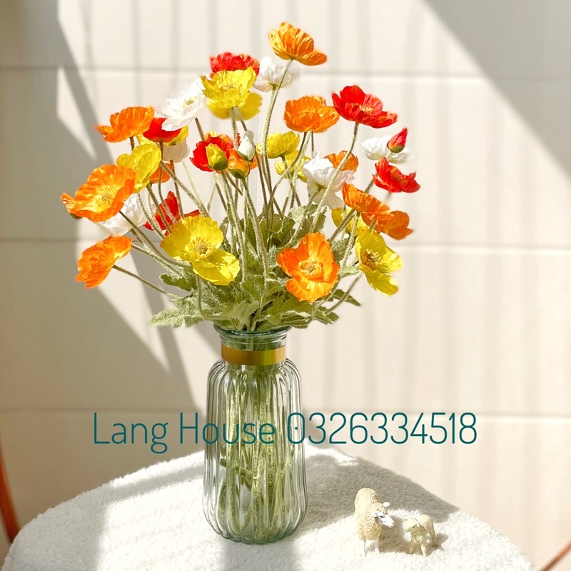 Lọ Hoa - BÌNH CẮM HOA THUỶ TINH ĐẸP Mã LHTT002