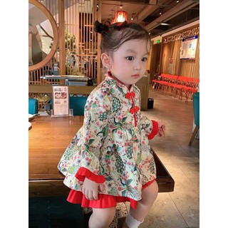 Đầm Cổ Tàu Trung Hoa Cho Bé Gái