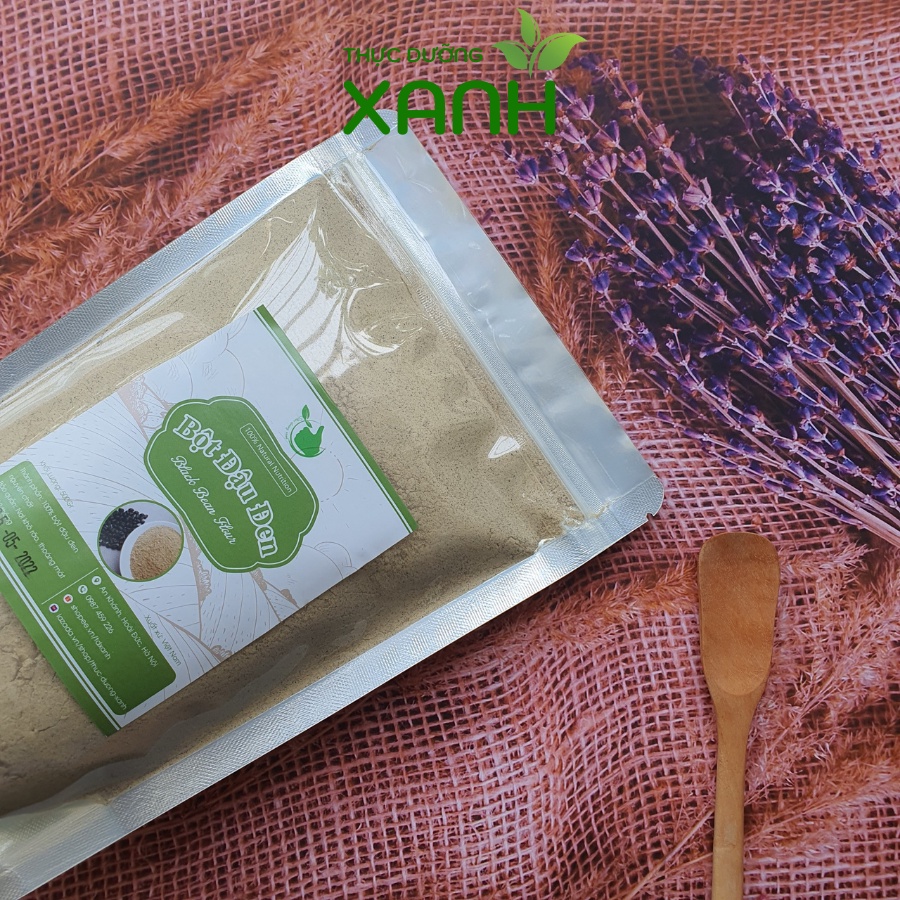 500Gr Bột Đậu Đen Xanh Lòng, Bột Đậu Đen Nguyên Chất Rang Tay - Thực Dưỡng Xanh
