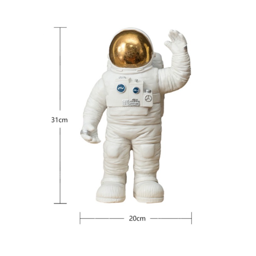 Tượng phi hành gia mô phỏng đẹp mắt sắc nét “Man on the Moon” của Nasa-Space Astronauts - hàng cao cấp chi tiết đẹp mắt