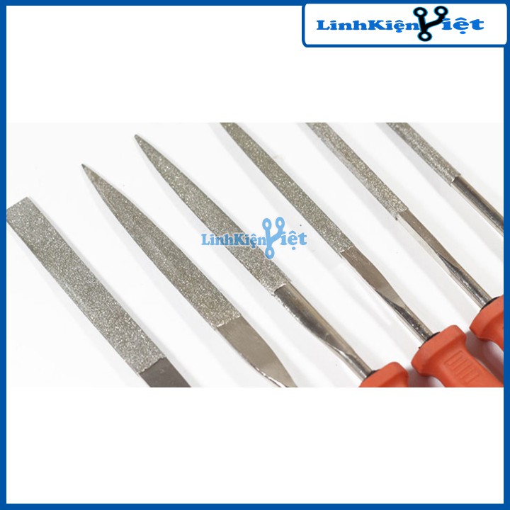 Bộ 6 Thanh Mài Hợp Kim Asaki AK-3903