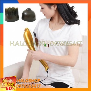 Máy massage cầm tay cá heo 3 đầu Puli PL-606B - Điện tử, máy massage toàn thân an toàn giúp bạn thư giãn 4795