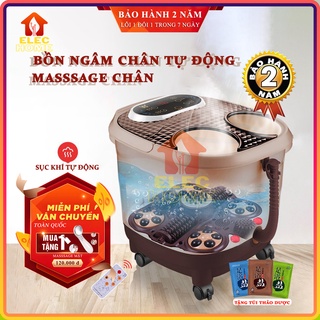 Bồn ngâm chân Massage tự động cao cấp 12 chức năng kết hợp cùng thảo dược ngâm chân an toàn và hiệu quả có điều khiển