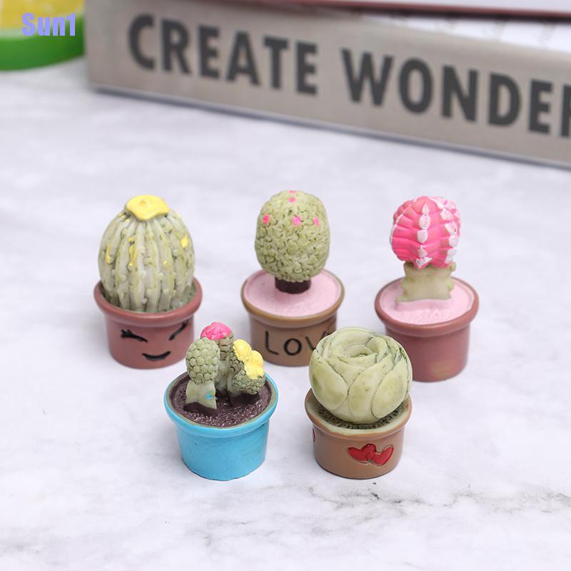 Set 5 Mô Hình Búp Bê Mini Trang Trí Nhà Cửa