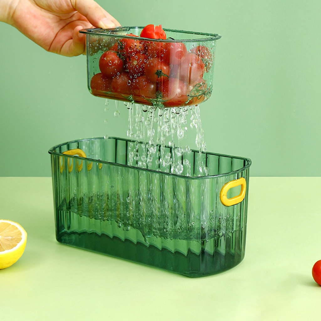 Rổ Đựng Trái Cây Rau Củ Quả Có Lỗ Thoát Nước Trang Trí Nhà Cửa