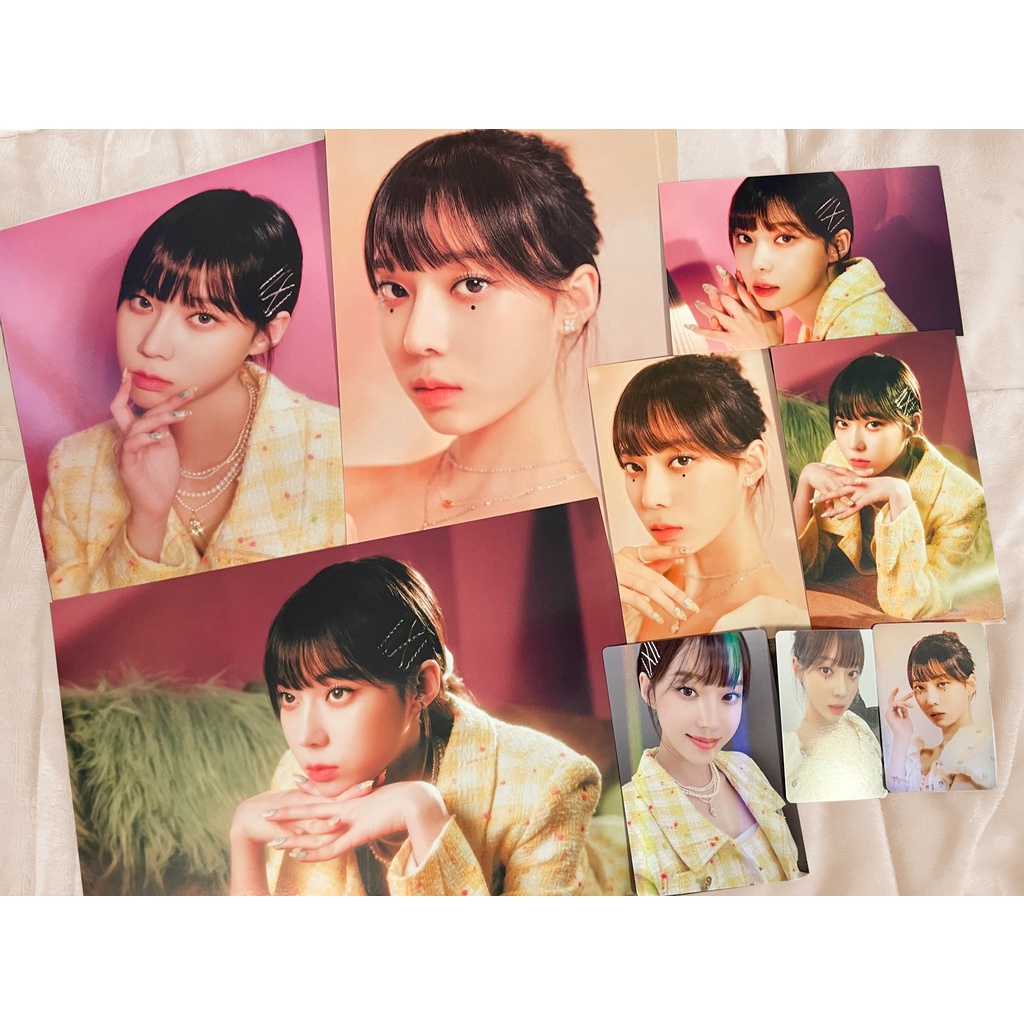 (Có sẵn) Ảnh photocard season greetings album Aespa 2022 Savage Karina Winter Ningning Giselle