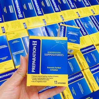 Viên trĩ Preparation H chuẩn Mỹ dạng đặt 12 viên 24 viên