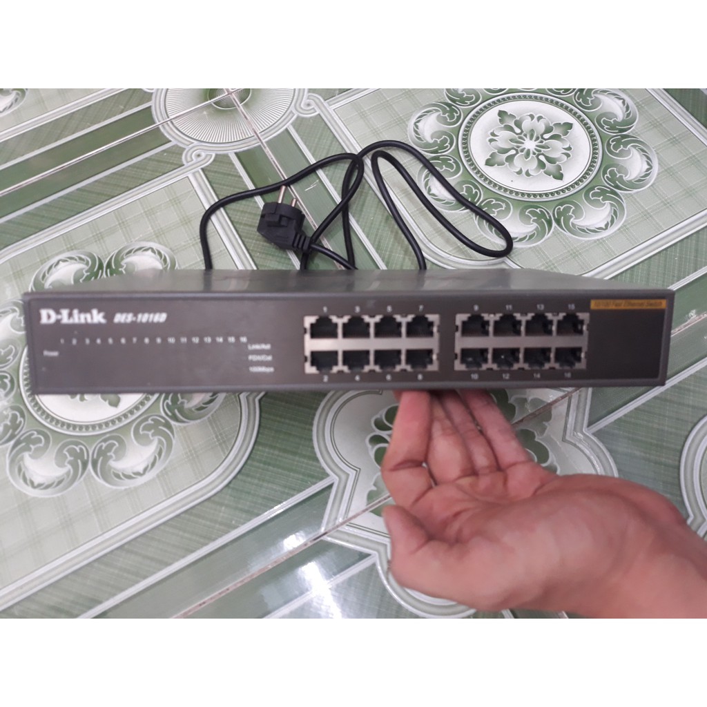 Bộ chia mạng 16 port D-Link thanh lý vi tính cũ nhattao