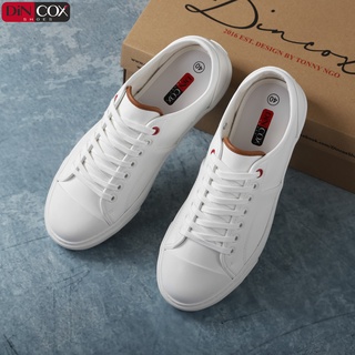 Giày Sneaker Da Nam DINCOX C11 Trẻ Trung, Năng Động White