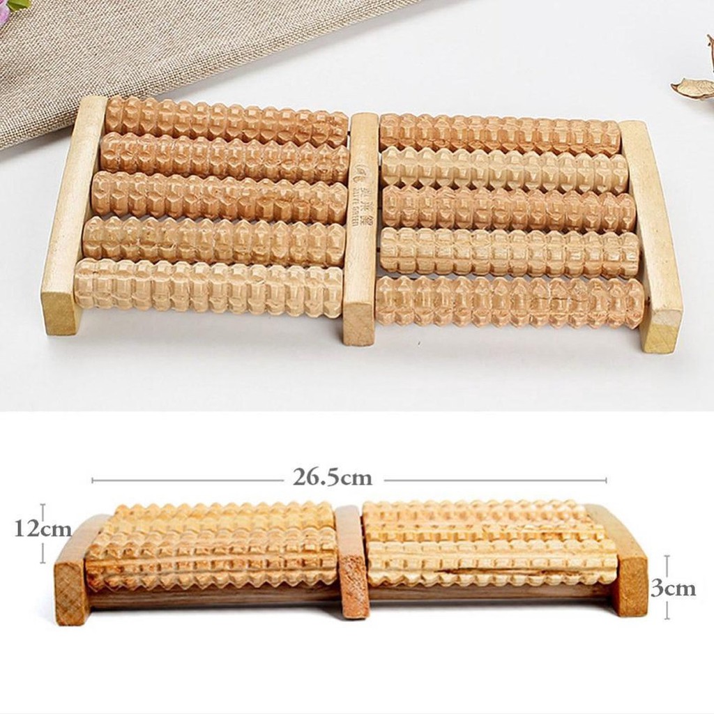 Bàn lăn chân massage bằng gỗ mát xa giúp tăng cường sức khỏe