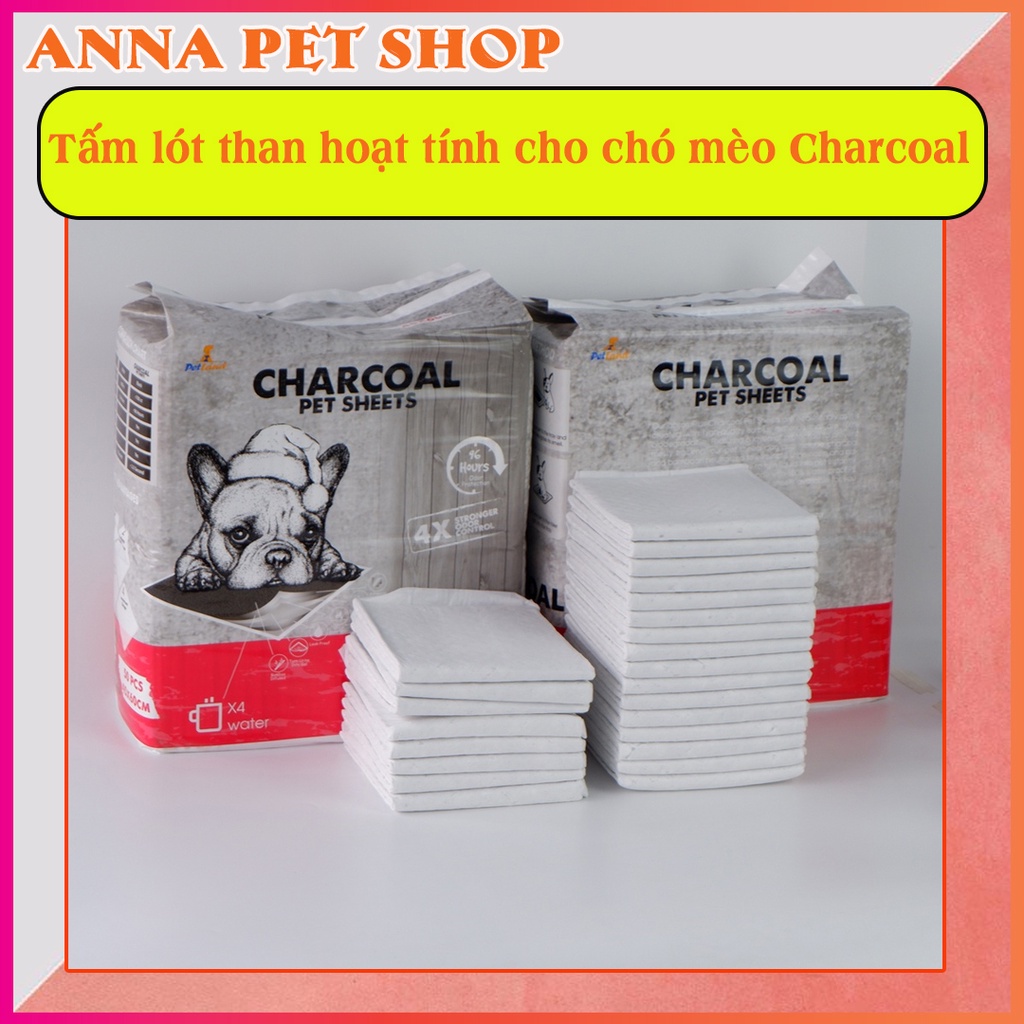 Tấm lót than hoạt tính cao cấp cho chó mèo Charcoal