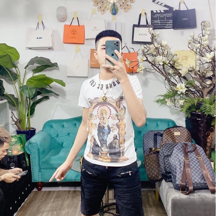 Áo Thun Nam Nữ Cổ Tròn In Hình Đức Mẹ 3D Chất Liệu Thun Cotton Thoáng Mát - MÃ AC99