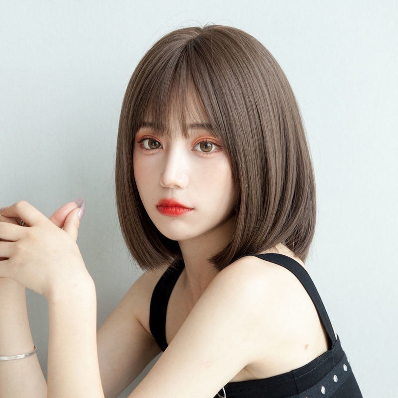 Tóc giả nguyên đầu ❤️KOTY BEAUTY❤️ tóc giả nữ cả đầu vic thẳng TG73