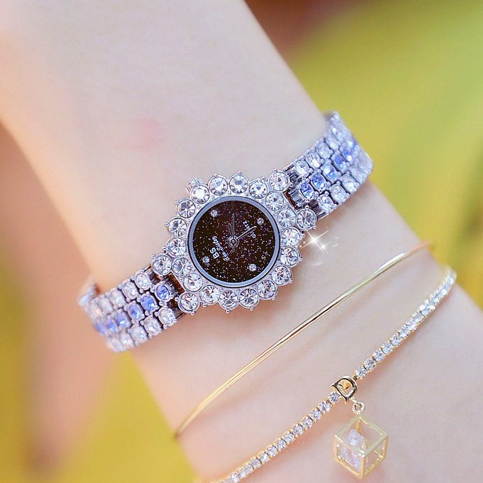 [Mã FAMAYFA2 giảm 10K đơn 50K] Đồng hồ thời trang nữ Bs beesister BSH02 mặt hoa cực đẹp | BigBuy360 - bigbuy360.vn