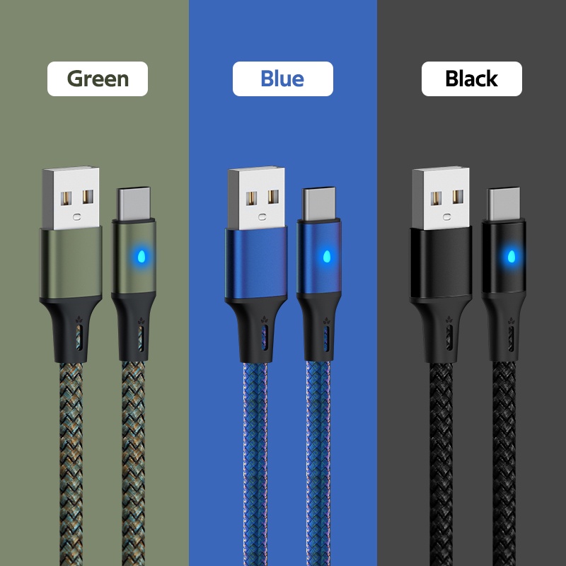 TBTIC 5A Type C Micro USB Lighting Fast Charging Cable For iPhone 13 12 11 Pro Max 8 7 6 Plus Samsung Huawei Xiaomi Redmi OPPO Vivo