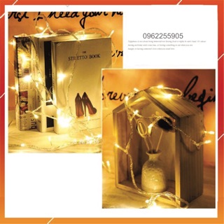 8m đèn led màu nắng vàng