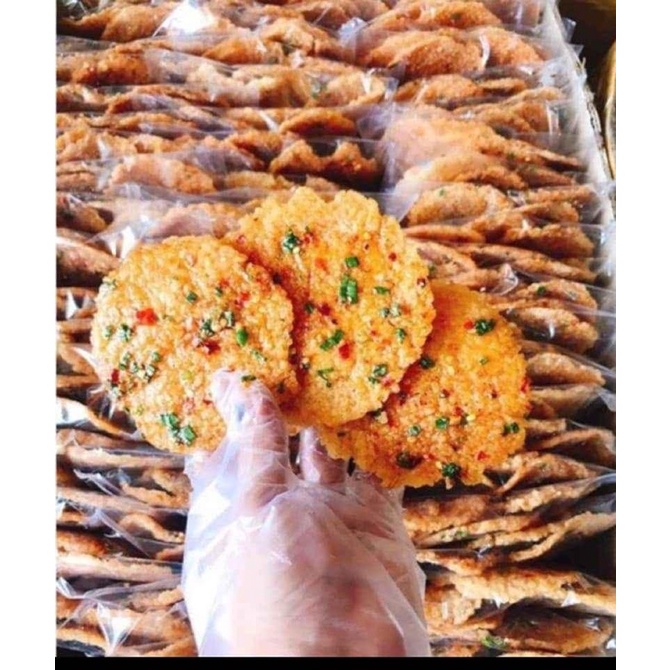 Cơm cháy Mắm hành Đậm Vị, Gói 3 Khoanh