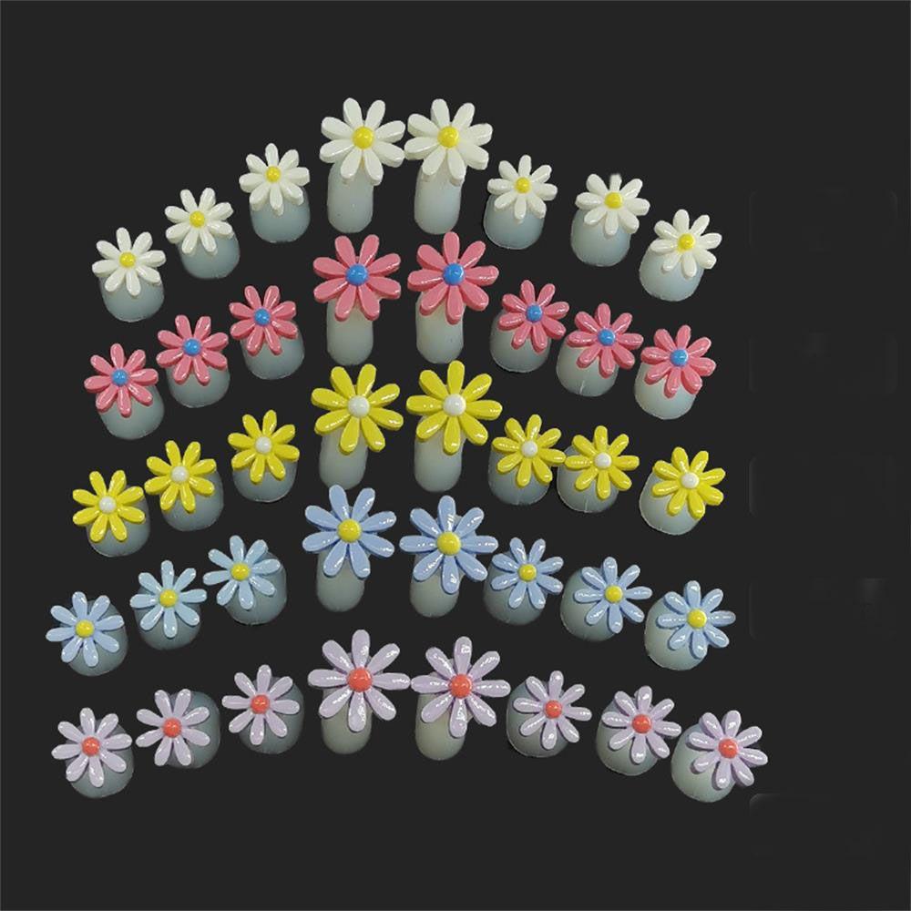 Set 8 Dụng Cụ Tách Ngón Chân Thoải Mái Họa Tiết Hoa Cúc