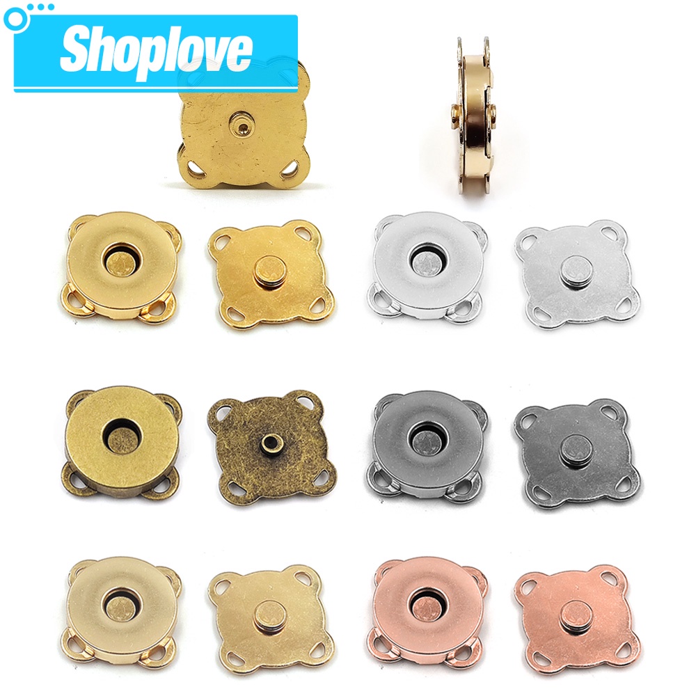 Set 10 Khóa Từ Tính Chuyên Dụng Cho Túi Xách 10-18mm