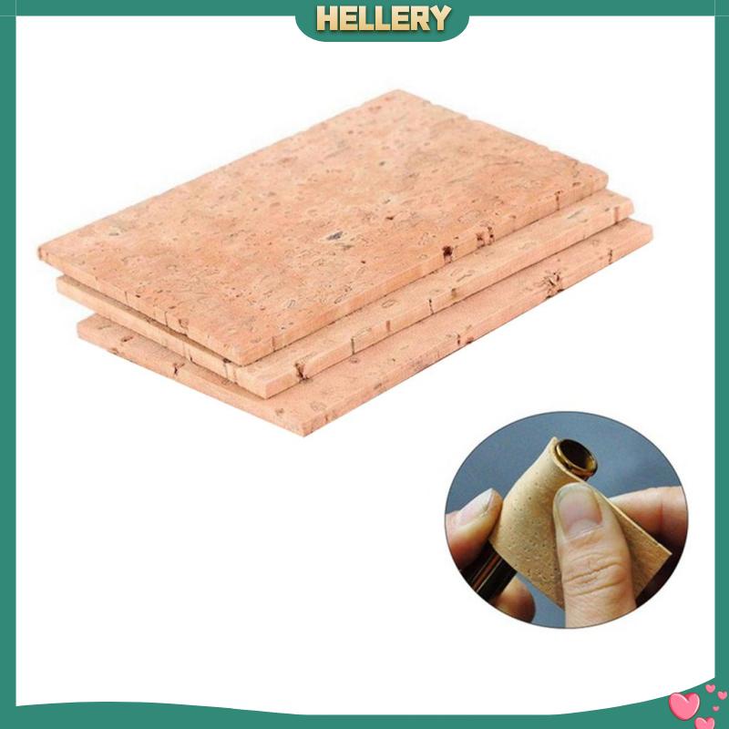 Set 3 Tấm Gỗ Bần Thay Thế Cho Kèn Saxophone Kích Thước 6x4x0.2cm