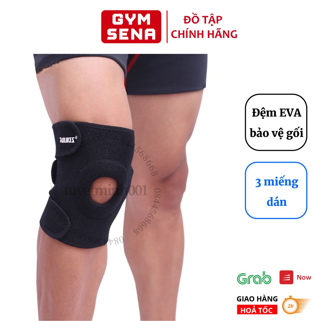 Đai gối Tập Gym, Bó gối Squat ,Đai gối thể hình Aolikes