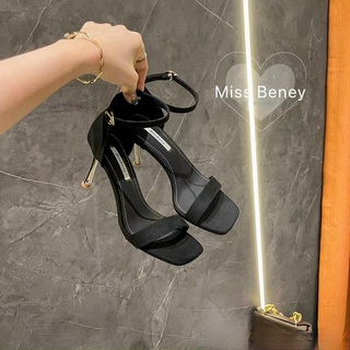 Giày gót đũa 7p da mềm bít gót-Bunny Shoes(K173)