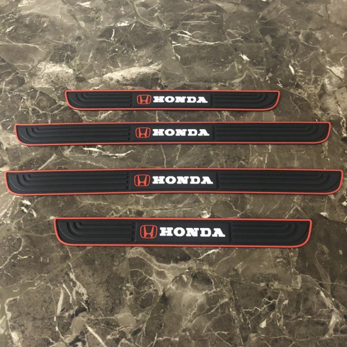 Nẹp bước chân cao su chống xước xe honda  - bộ 4 miếng cao su chống trơn trượt