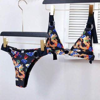 Bikini In Hình Rồng Có Mút Nâng Ngực