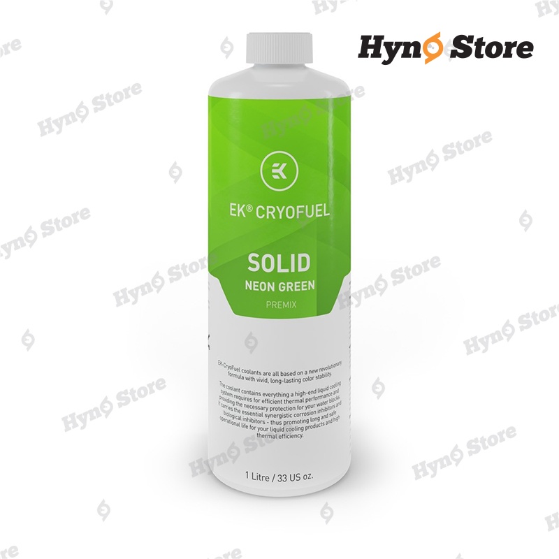 Coonlant nước mát chuyên dụng EK CryoFuel Solid Neon Green Premix 1000mL xanh lá đục - Hyno Store