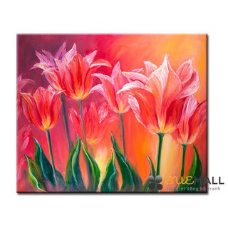 TRANH TRANG TRÍ HOA ĐỎ ĐẸP CV140857