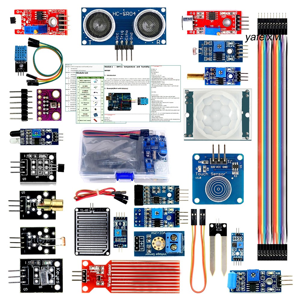 SENSOR Mô Đun Cảm Biến 22 Trong 1 Cho Uno R3 Mega2560 Mega328 Arduino Raspberry Pi