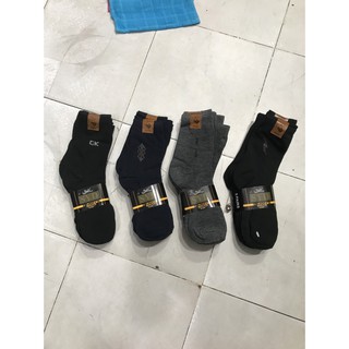 Combo 10 đôi vớ nam cổ cao, hàng dầy, phù hợp mang giầy tây có thể mang giày thể thao thấm hút mồ hôi tốt , ảnh thật