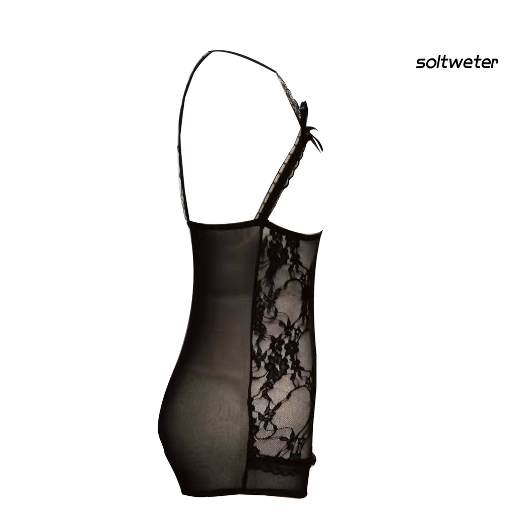 Bộ Đồ Ngủ Lưới Xuyên Thấu Màu Sắc Ngọt Ngào Quyến Rũ Cho Nữ | BigBuy360 - bigbuy360.vn